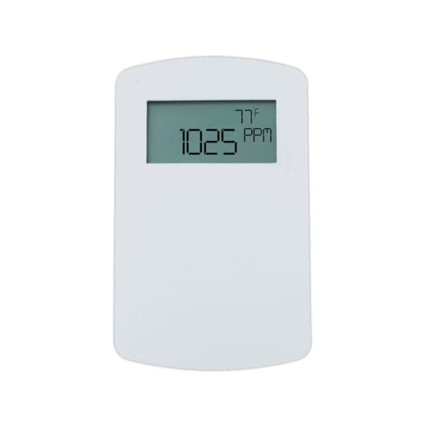 Carbon Dioxide/Temp, Wall Mount, 20K Thermistor Temp Output, North American Housing